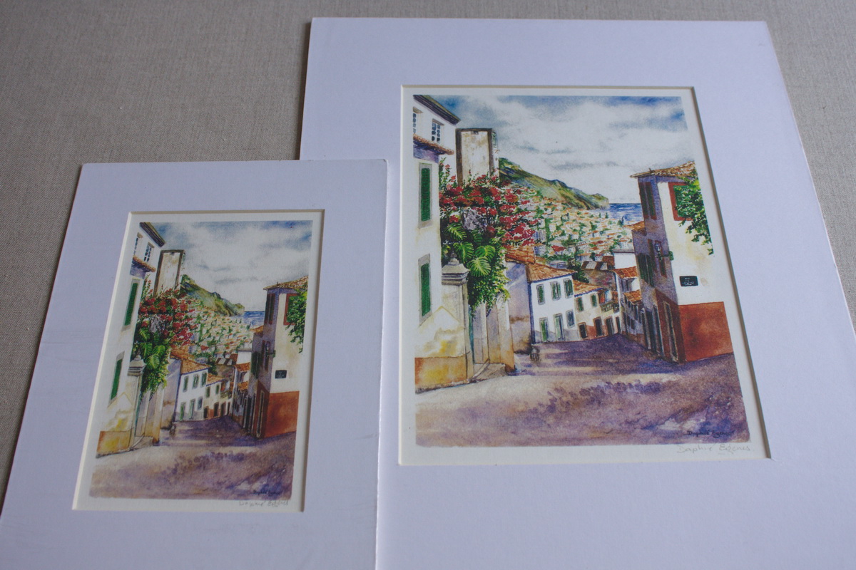 Madeira Island Painting - Streets